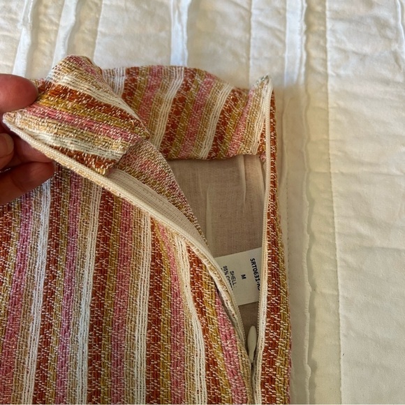 2/$30 THML boho fringe striped tulum shorts. SZ M - Picture 4 of 16